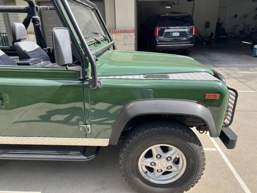 Silver 1995 Land Rover Defender 90