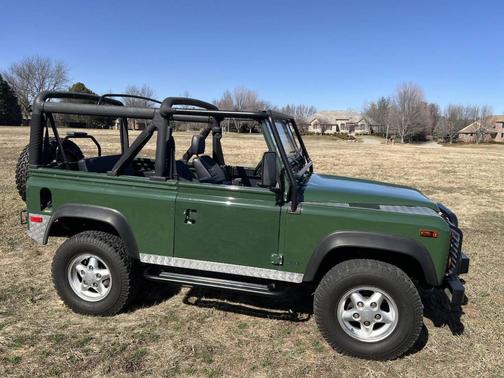 Silver 1995 Land Rover Defender 90