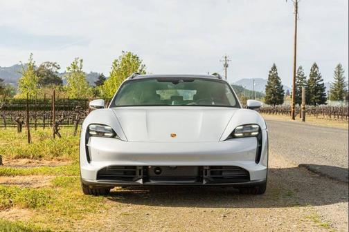 Volcano Grey Metallic 2021 Porsche Taycan Turbo