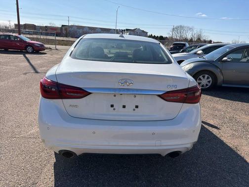 Majestic White 2020 INFINITI Q50 3.0t LUXE