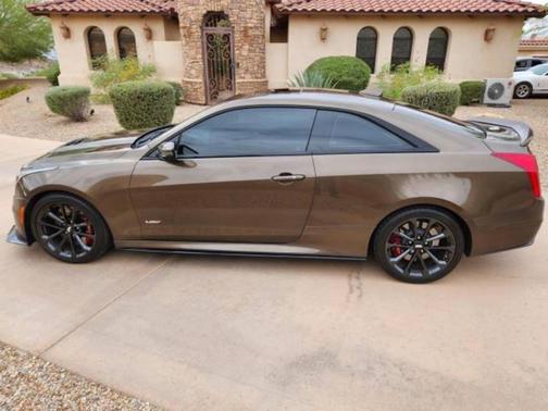 Silver 2019 Cadillac ATS-V Base 2dr Coupe