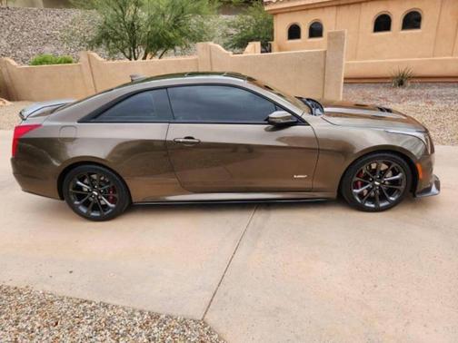 Silver 2019 Cadillac ATS-V Base 2dr Coupe