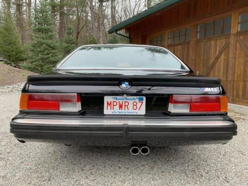 Black 1987 BMW M6 Base 2dr Coupe