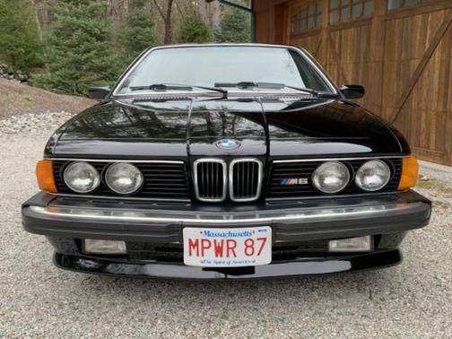 Black 1987 BMW M6 Base 2dr Coupe