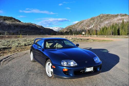 Black 1995 Toyota Supra Turbo 2dr Hatchback