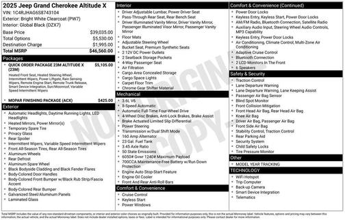 2025 Jeep Grand Cherokee Laredo