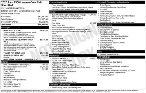 2025 RAM 1500 Laramie