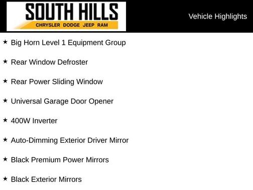2025 RAM 1500 Big Horn/Lone Star