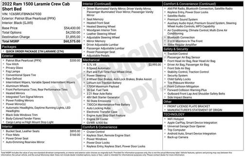 2022 RAM 1500 Laramie