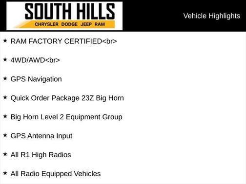 2022 RAM 1500 Big Horn Crew Cab 4x4 57' Box