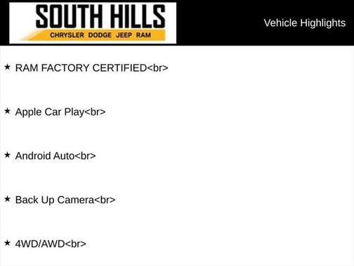 2021 RAM 2500 Tradesman Crew Cab 4x4 64' Box