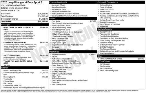 2025 Jeep Wrangler Sport