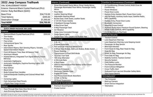 2022 Jeep Compass Trailhawk