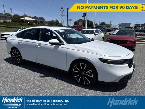 Platinum White Pearl 2025 Honda Accord Hybrid