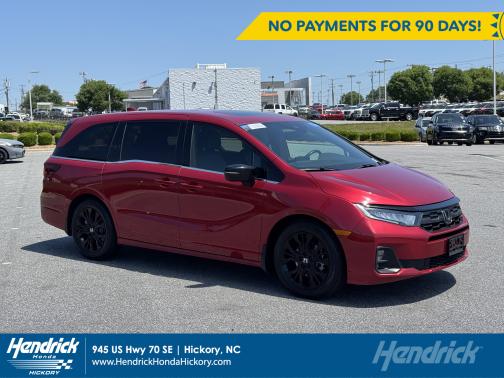 Radiant Red Metallic Ii 2025 Honda Odyssey