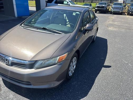 Urban Titanium Metallic 2012 Honda Civic LX