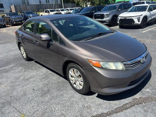 Urban Titanium Metallic 2012 Honda Civic LX