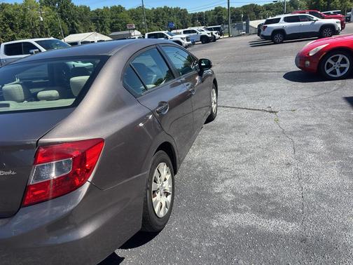 Urban Titanium Metallic 2012 Honda Civic LX