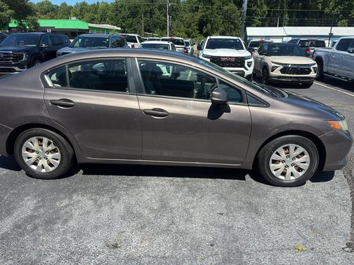 Urban Titanium Metallic 2012 Honda Civic LX