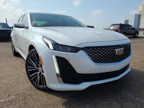 Crystal White Tricoat 2023 Cadillac CT5 Premium Luxury