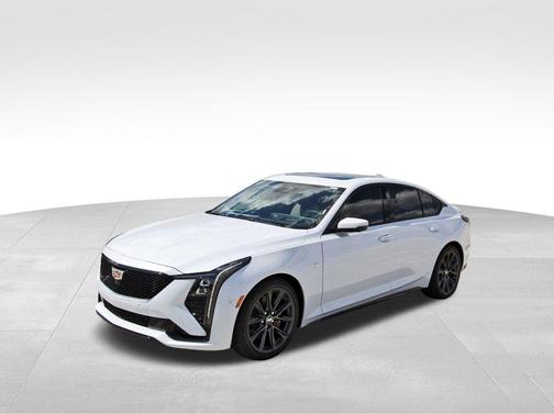 Vibrant White Tricoat 2026 Cadillac CT5 Sport