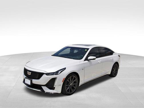 Crystal White Tricoat 2024 Cadillac CT5 Sport