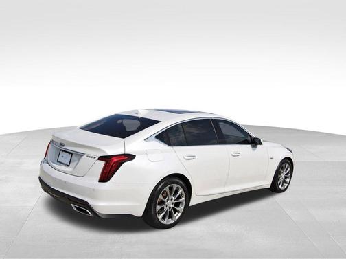 Crystal White Tricoat 2023 Cadillac CT5 Premium Luxury