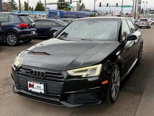 Black 2018 Audi A4 2.0T Premium Plus