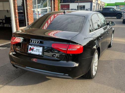 Black 2013 Audi A4 Premium Plus Sedan 4D