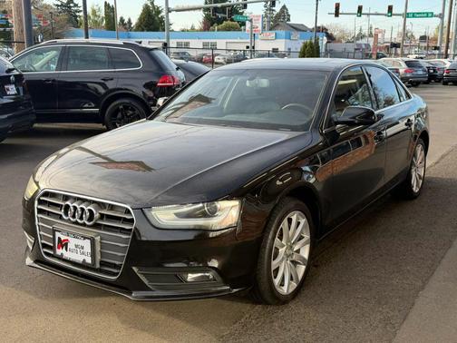 Black 2013 Audi A4 Premium Plus Sedan 4D
