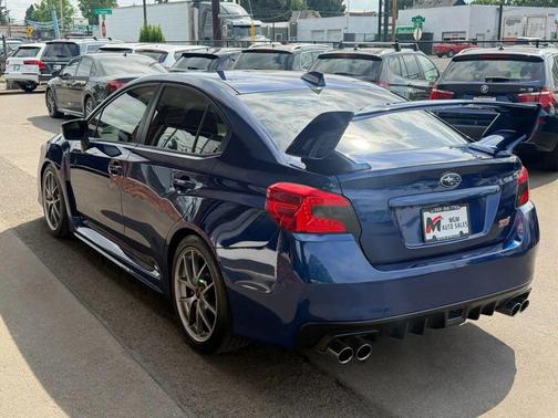 Galaxy Blue Silica 2015 Subaru WRX STI Limited