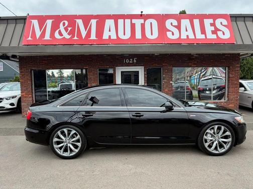 Black 2014 Audi A6 3.0T Premium Plus
