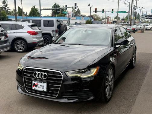 Black 2014 Audi A6 3.0T Premium Plus