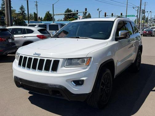 Bright White Clearcoat 2015 Jeep Grand Cherokee Limited
