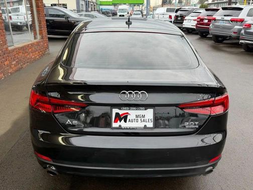 Black 2018 Audi A5 2.0T Premium Plus