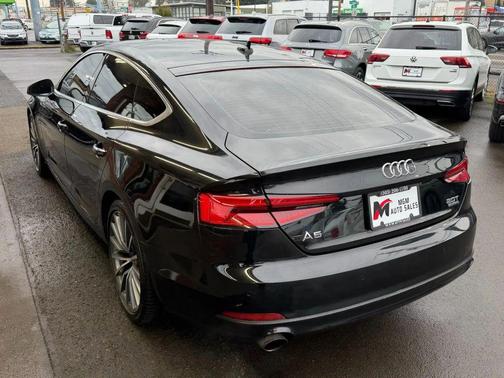 Black 2018 Audi A5 2.0T Premium Plus