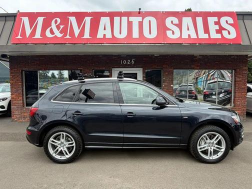 Blue 2013 Audi Q5 3.0T Premium Plus