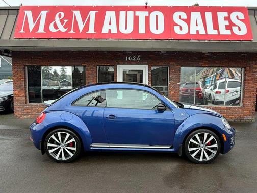 Blue 2014 Volkswagen Beetle DSG 2.0T R-Line w/Sound/Nav