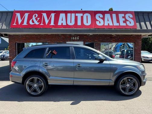 Gray 2015 Audi Q7 3.0T S line Prestige
