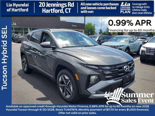 Amazon Gray 2026 Hyundai TUCSON Hybrid SEL