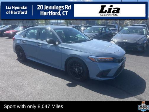Morning Mist Metallic 2024 Honda Civic Sport