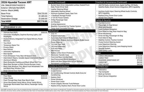 2026 Hyundai TUCSON XRT