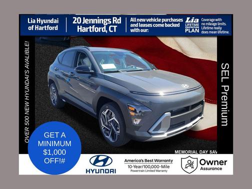 Ecotronic Gray Pearl 2026 Hyundai KONA SEL Premium