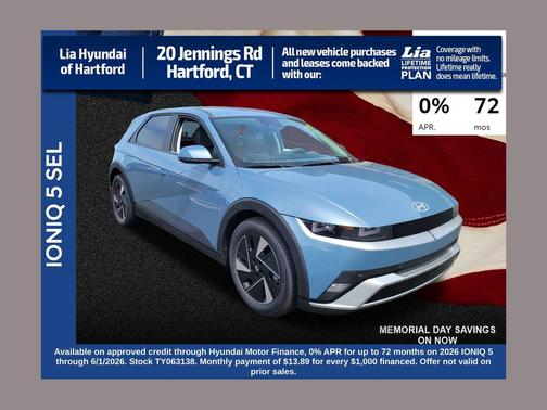 Lucid Blue 2026 Hyundai IONIQ 5 SEL