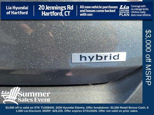 Amazon Gray 2026 Hyundai ELANTRA HEV SEL Sport
