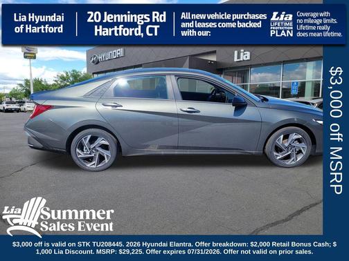 Amazon Gray 2026 Hyundai ELANTRA HEV SEL Sport