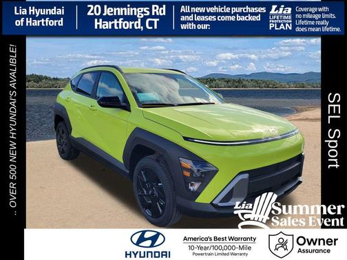 Neoteric Yellow 2026 Hyundai KONA SEL Sport