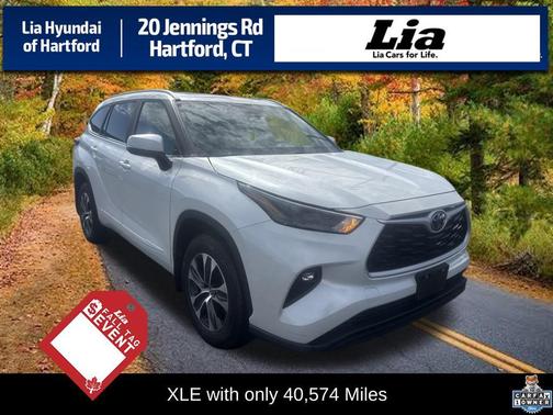 Wind Chill Pearl 2023 Toyota Highlander XLE