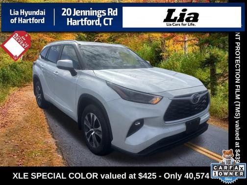 Wind Chill Pearl 2023 Toyota Highlander XLE