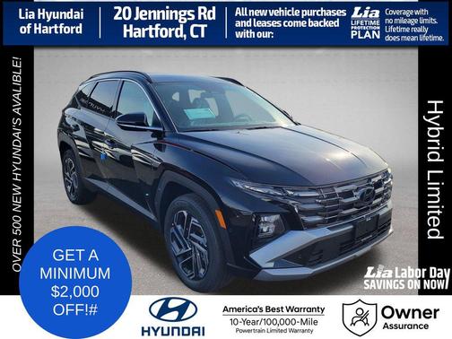 Ash Black 2026 Hyundai TUCSON Hybrid Limited